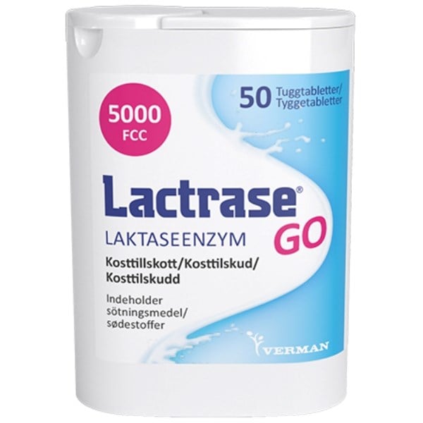 Lactrase go tyggetabletter