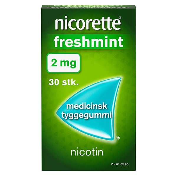 Nicorette nikotintyggegummi freshmint