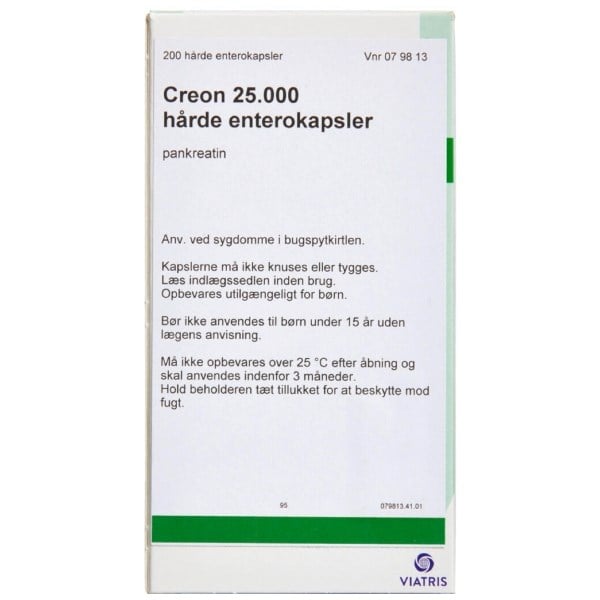 Creon lipase 25.000 ep-e medartuum ab