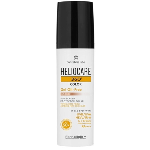 Heliocare gel oil-free sunscreen SPF50+ bronze