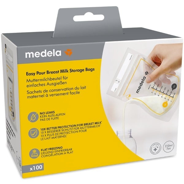 Medela easy-pour brystmælk-opbevaringsposer