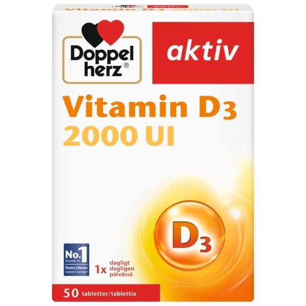 Doppelherz Vitamin D3 2000 UI