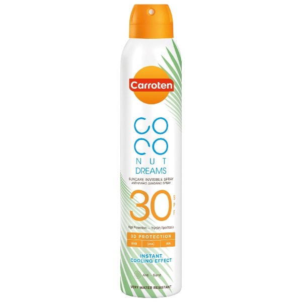 Carroten coconut suncare invisible spray SPF30 Carroten coconut suncare invisible spray SPF30