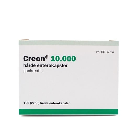 Creon lipase 10.000 ep-e ent paranova