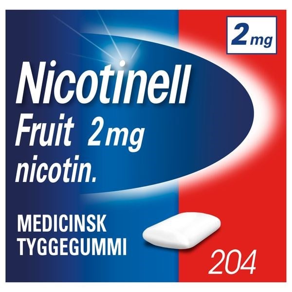 Nicotinell tyggegummi fruit Nicotinell tyggegummi fruit