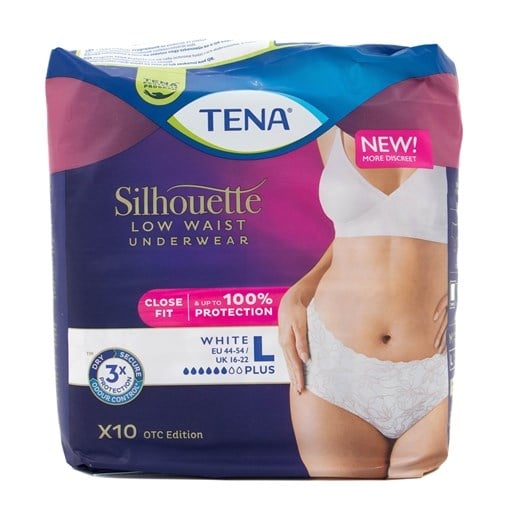TENA Silhoette plus hvid L