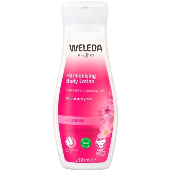 Weleda wild rose harmonising body lotion